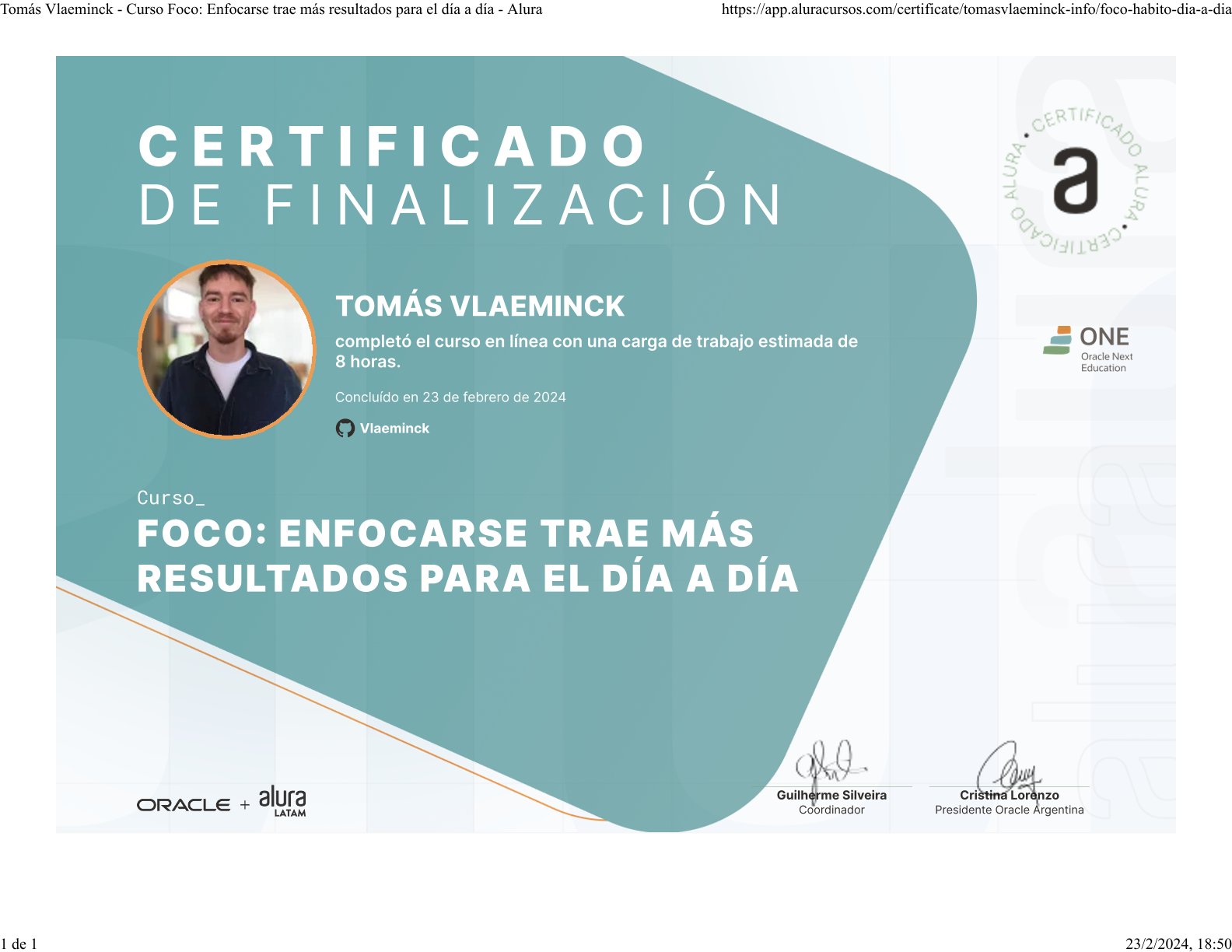 Certificado